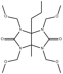 3a-methyl-6a-n-propyl-1,3,4,6-tetramethoxymethyl glycolurea